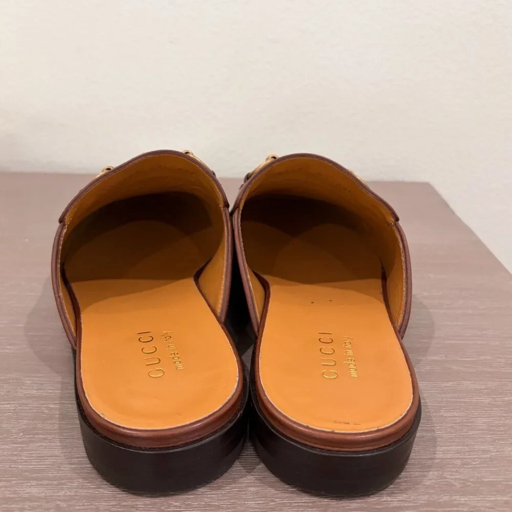 GUCCI CANVAS PRINTED MENS SLIDES - LIKE NEW - Picture 7 of 8